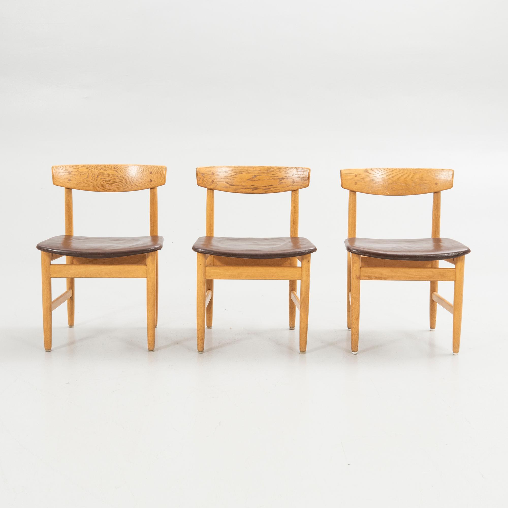 Børge Mogensen, Chairs, 5 pcs, "Öresund", Karl Andersson & Söner, second half of the 20th century.