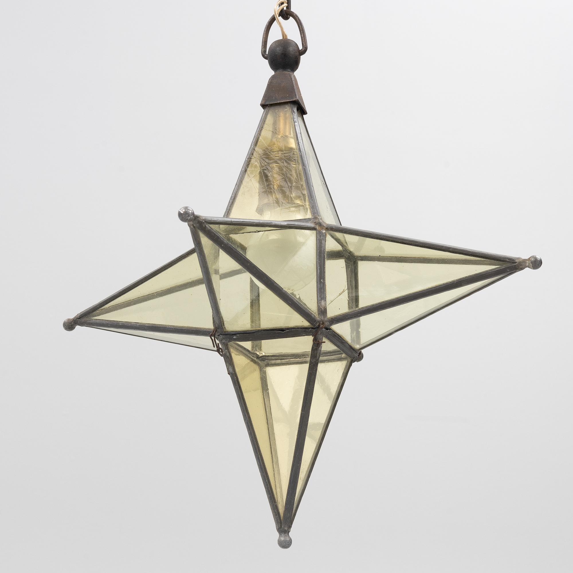 Harald Notini, taklampa, modell ”6202”, Arvid Böhlmarks Lampfabrik, Stockholm, 1920-30-tal.