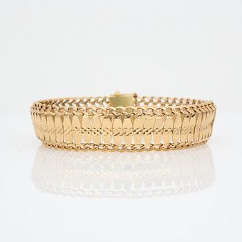 ARMBAND, 18K guld, Spanien, efter 1934. Vikt ca 25 g.
