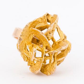A BJÖRN WECKSTRÖM RING, 14K gold. Lapponia 1969.