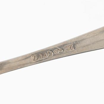 Jacob Ängman, a 60-piece silver flat ware set, 'Rosenholm', GAB, Sweden, 1958-1979.