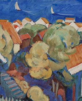 Agnes Cleve, View from Gullholmen.