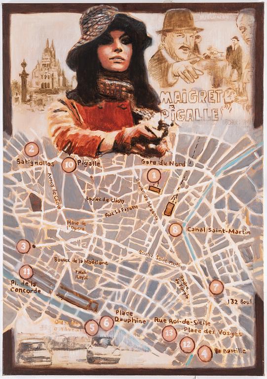 HENRIK VON GERBER, oil on canvas, signed.