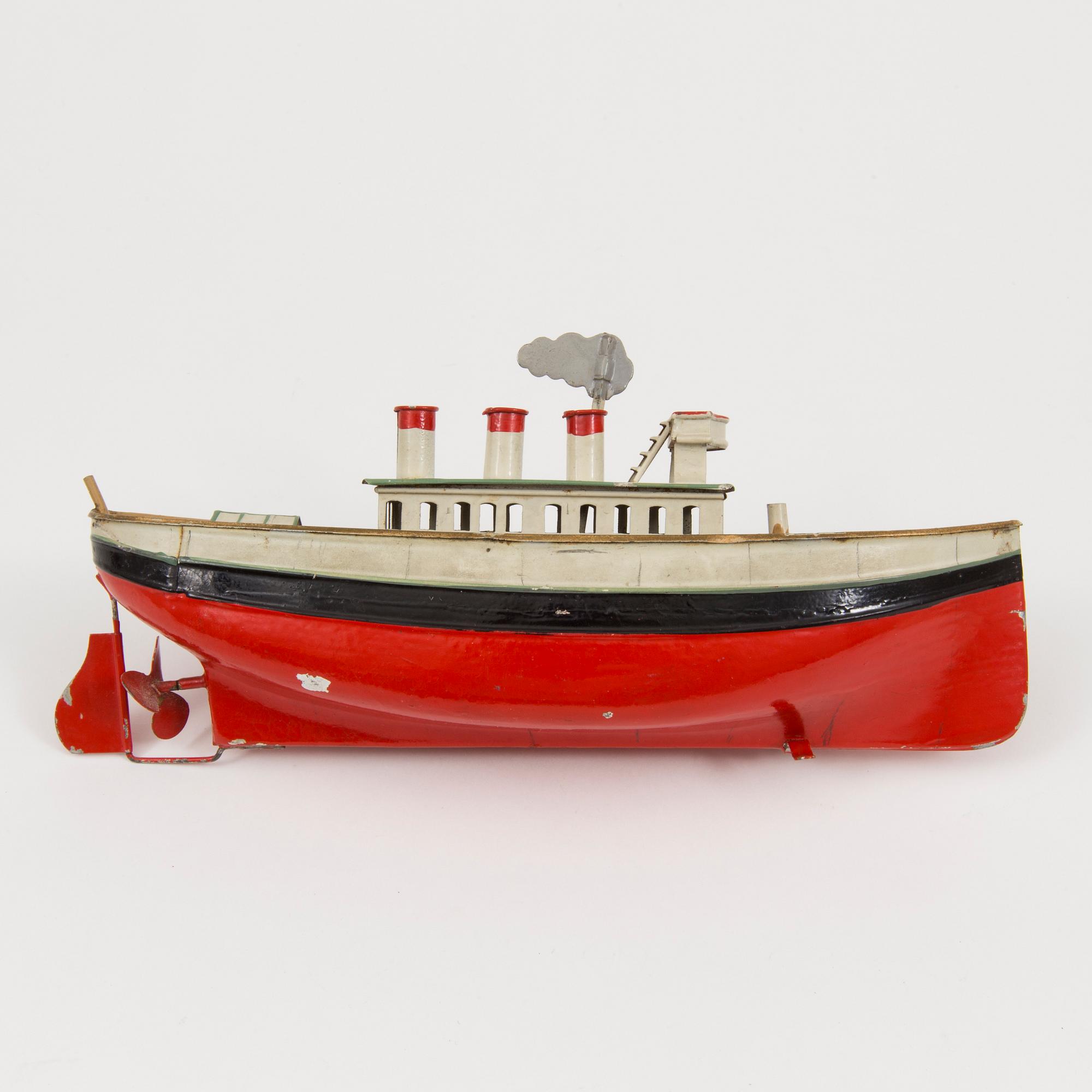 A Fleischmann / Carette steam ship, Germany, 1910/20s.