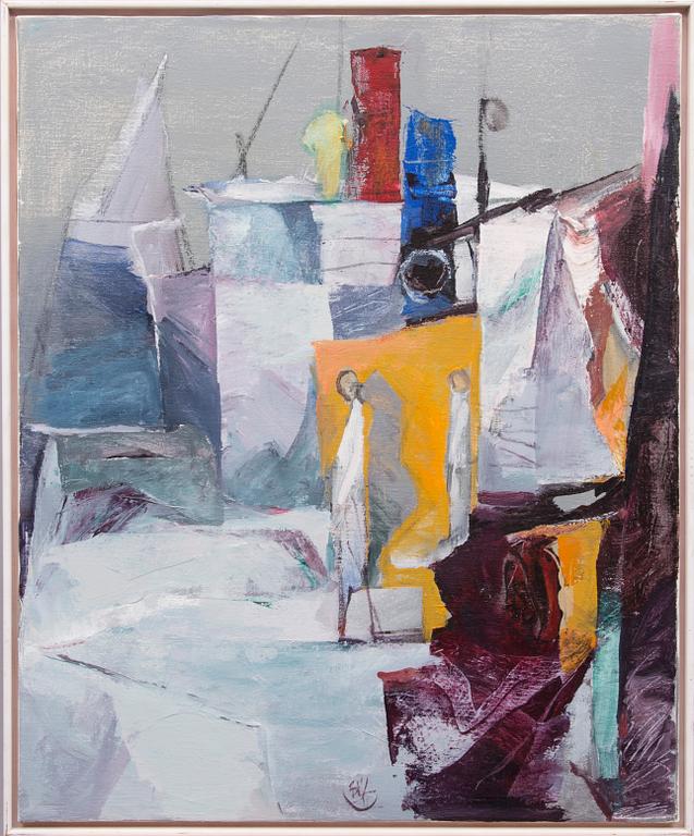 BERNDT WENNSTRÖM, olja på duk, monogramsignerad, daterad -91.