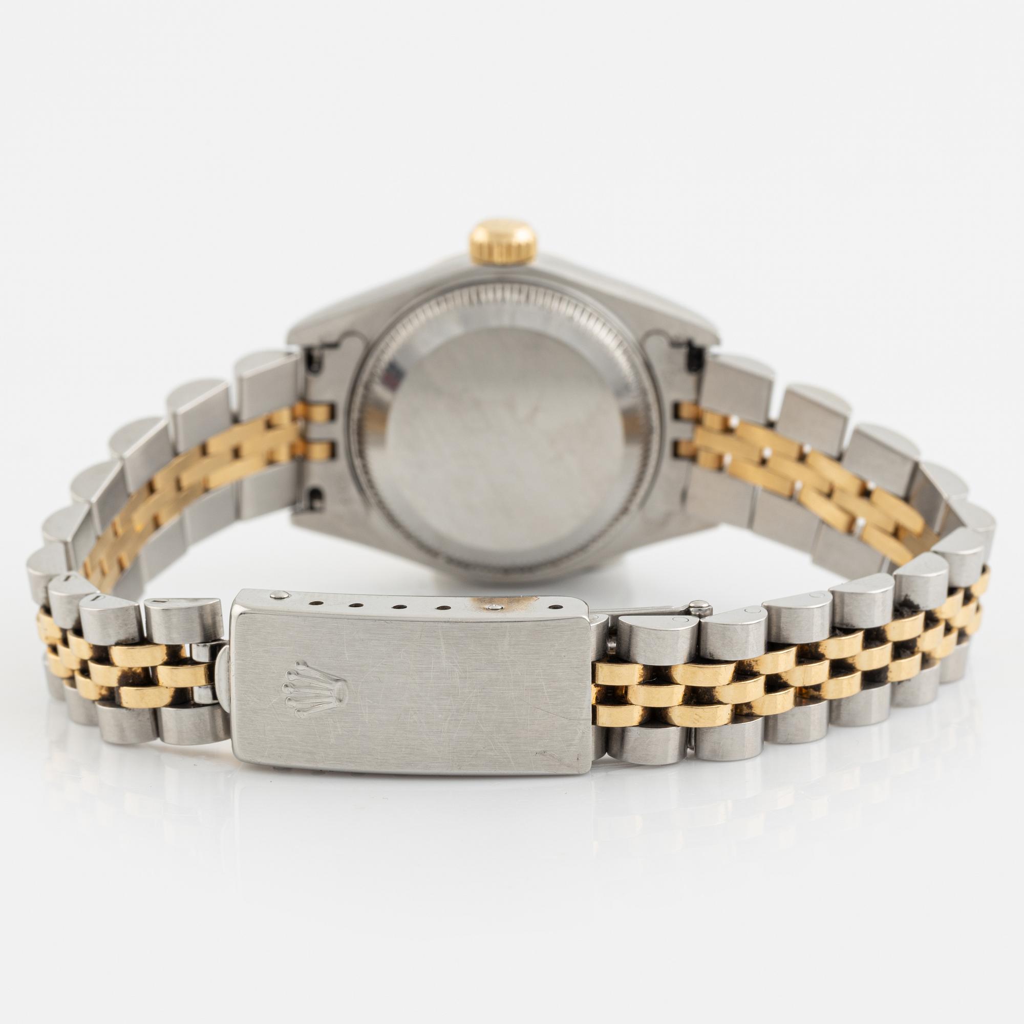 Rolex, Oyster Perpetual, Datejust, "Diamond Dial", wristwatch, 26 mm.