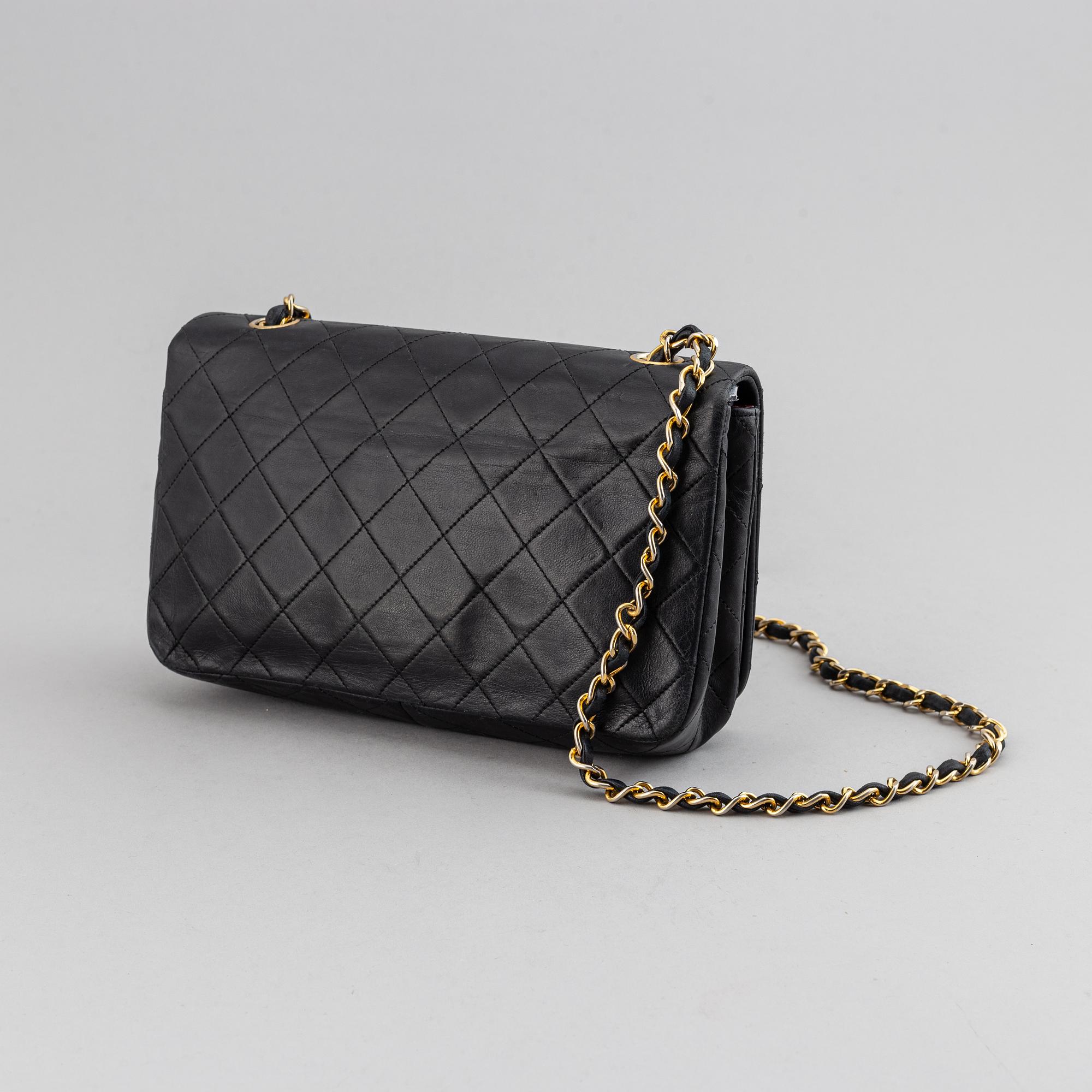 Chanel, a quilted leather 'Flap' bag, 1989-91.