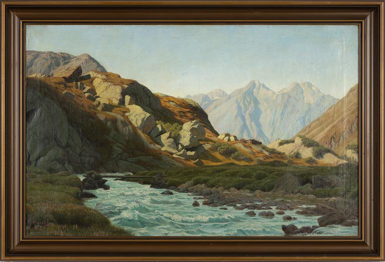 Henrik Jespersen, oil on canvas, signed.