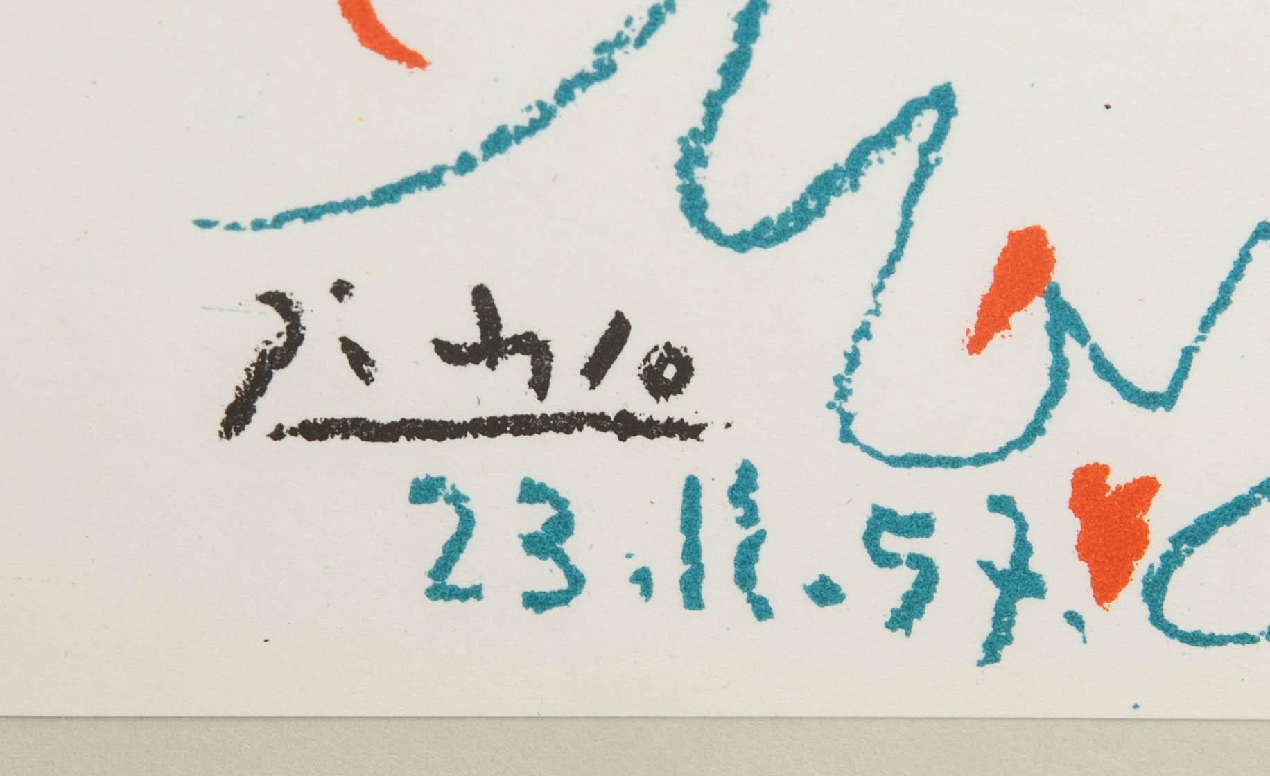 Pablo Picasso, "The Little Bullfight" from the 20th Century 1971.