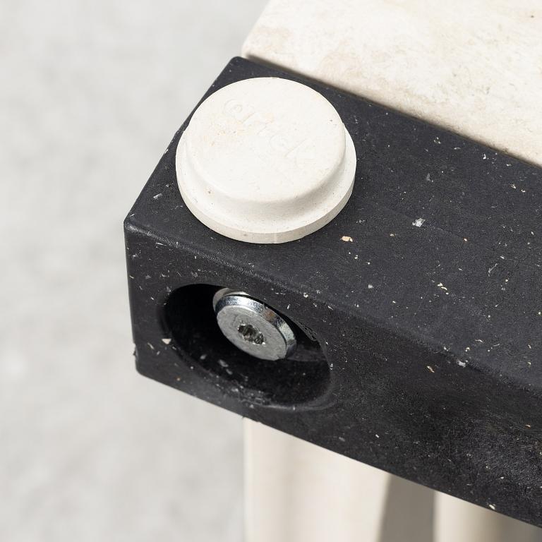 Shigeru Ban, stool/chair, "10-unit" system, Artek, 21st century.