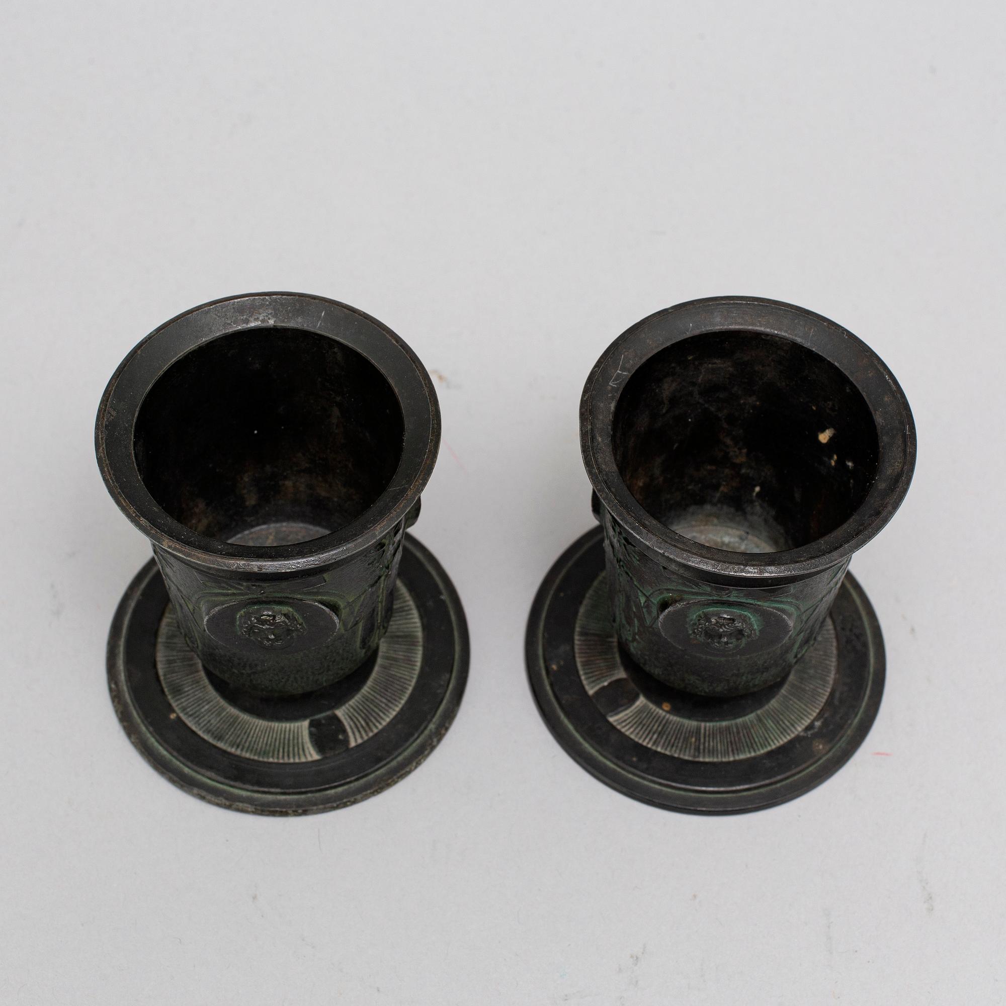 URNOR, ett par, Grand Tour-souvenir, sent 1800-tal.