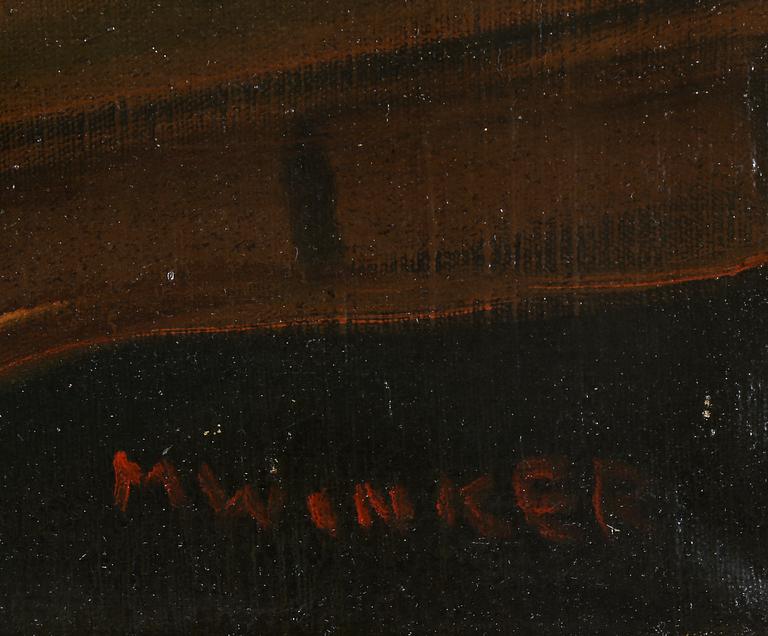 MATHILDE WINKER, olja på duk, signerad.