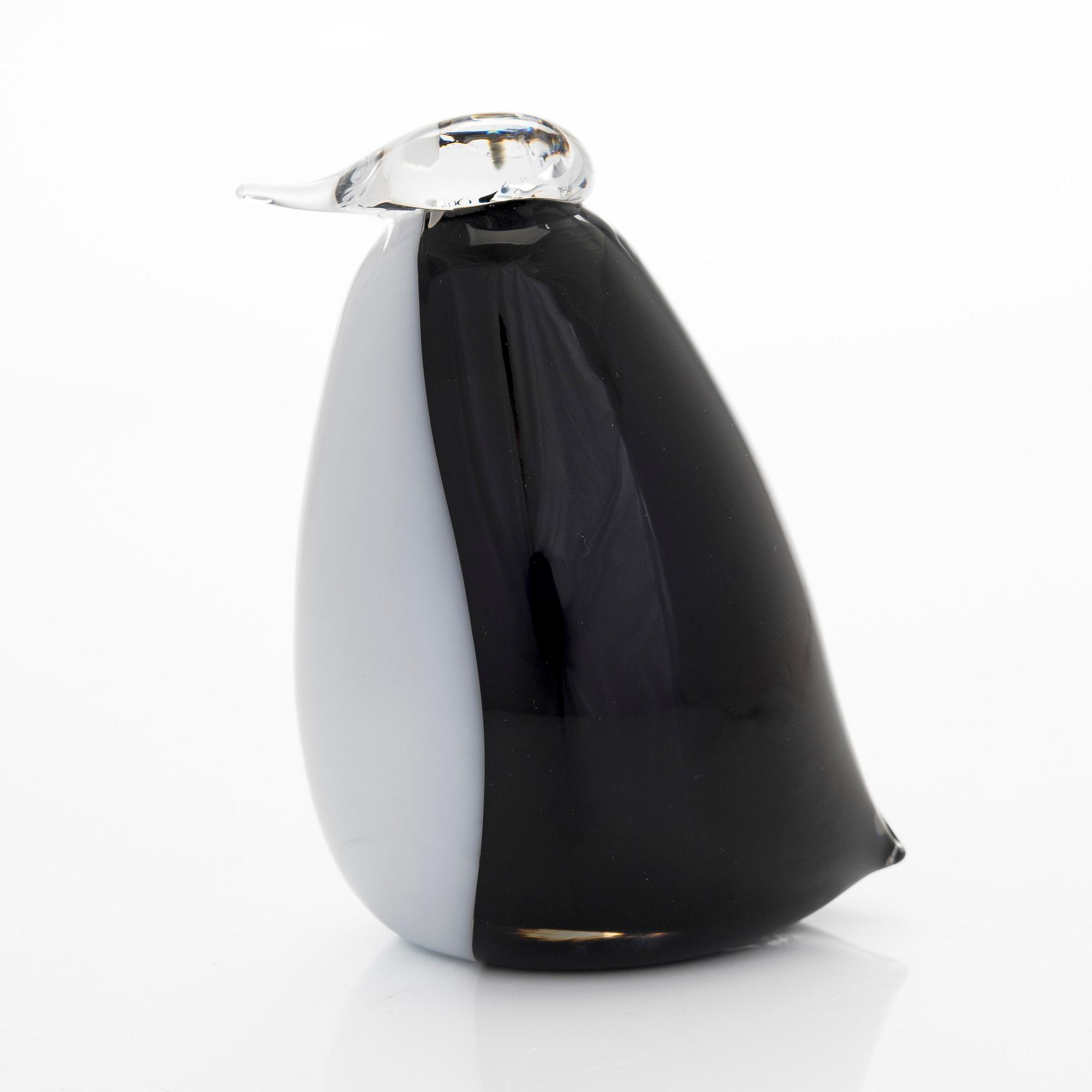 Oiva Toikka, glasfågel, "Penguin", signerad O. Toikka Nuutajärvi.