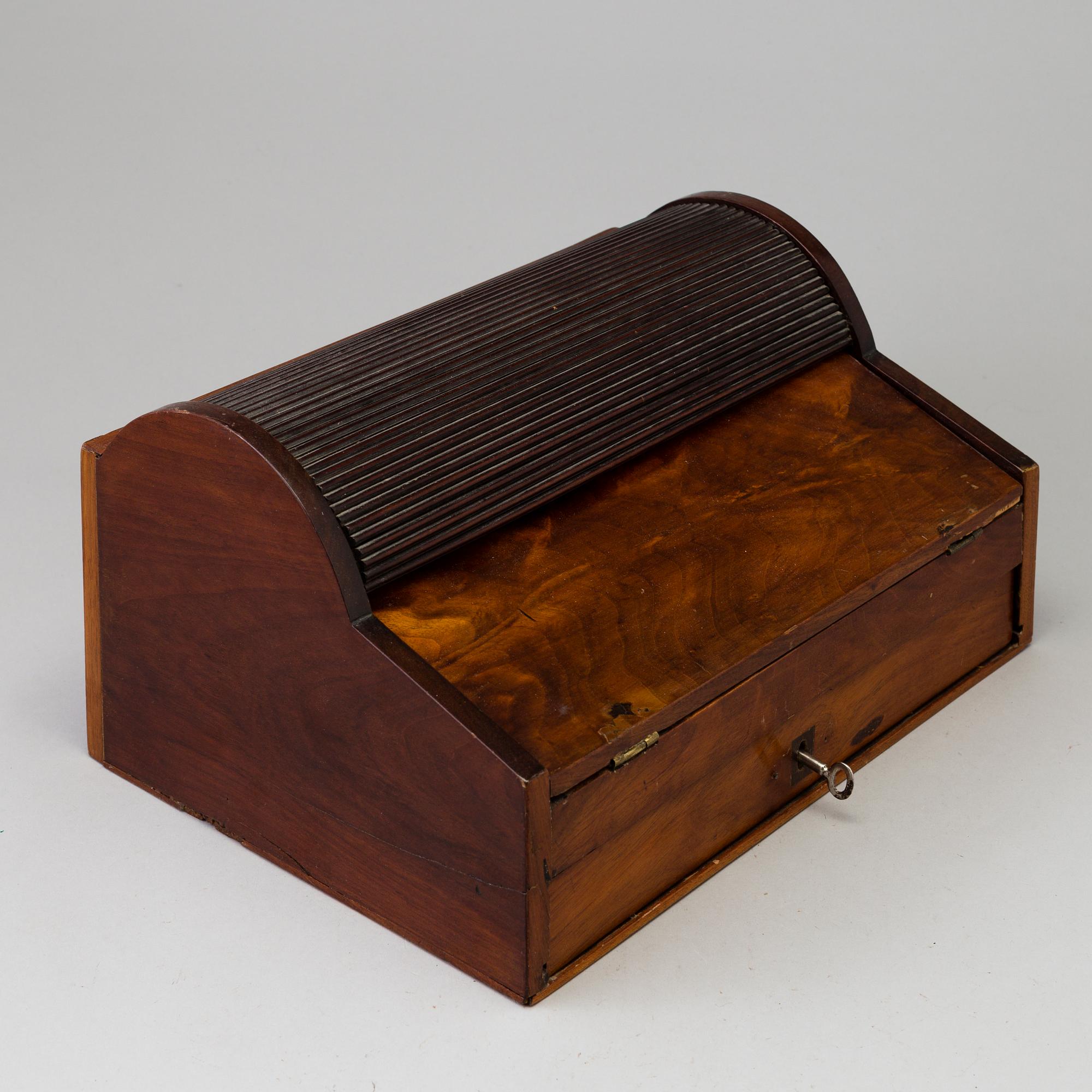 A 19th century writing box.