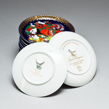 FAT, 11+1 st, porslin, "Aladin und die Wunderlampe", Rosenthal. 1900-talets andra hälft.