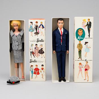 BARBIE OCH KEN, Mattel, 1960-tal.