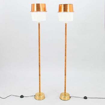 LISA JOHANSSON-PAPE, a pair of 1960's floor lamps for Stockmann Orno.