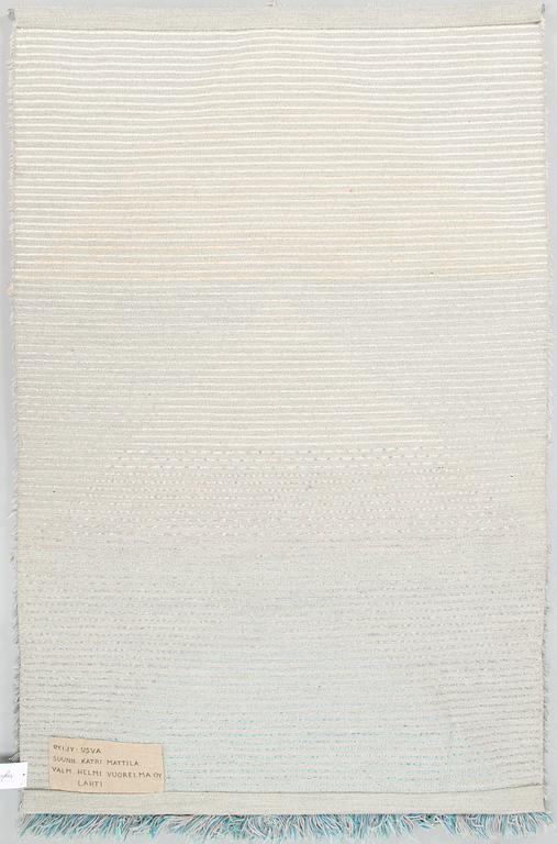 KATRI MATTILA, rya, modell för Helmi Vuorelma Oy Lahtis. Ca 163x105 cm.