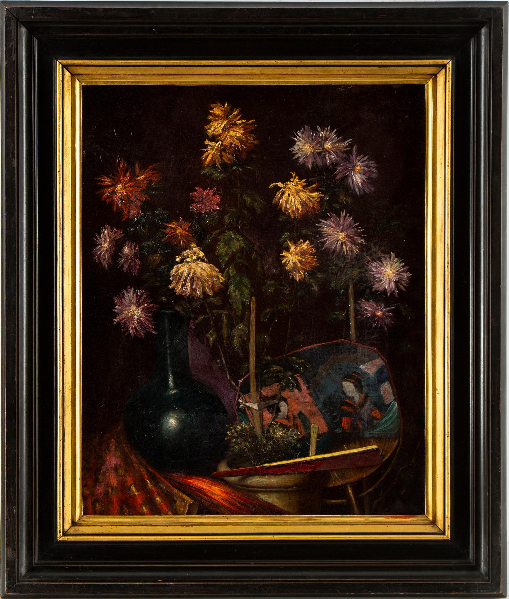 UNIDENTIFIED ARTIST, oil on canvas, signed and dated, probably CO 1899.