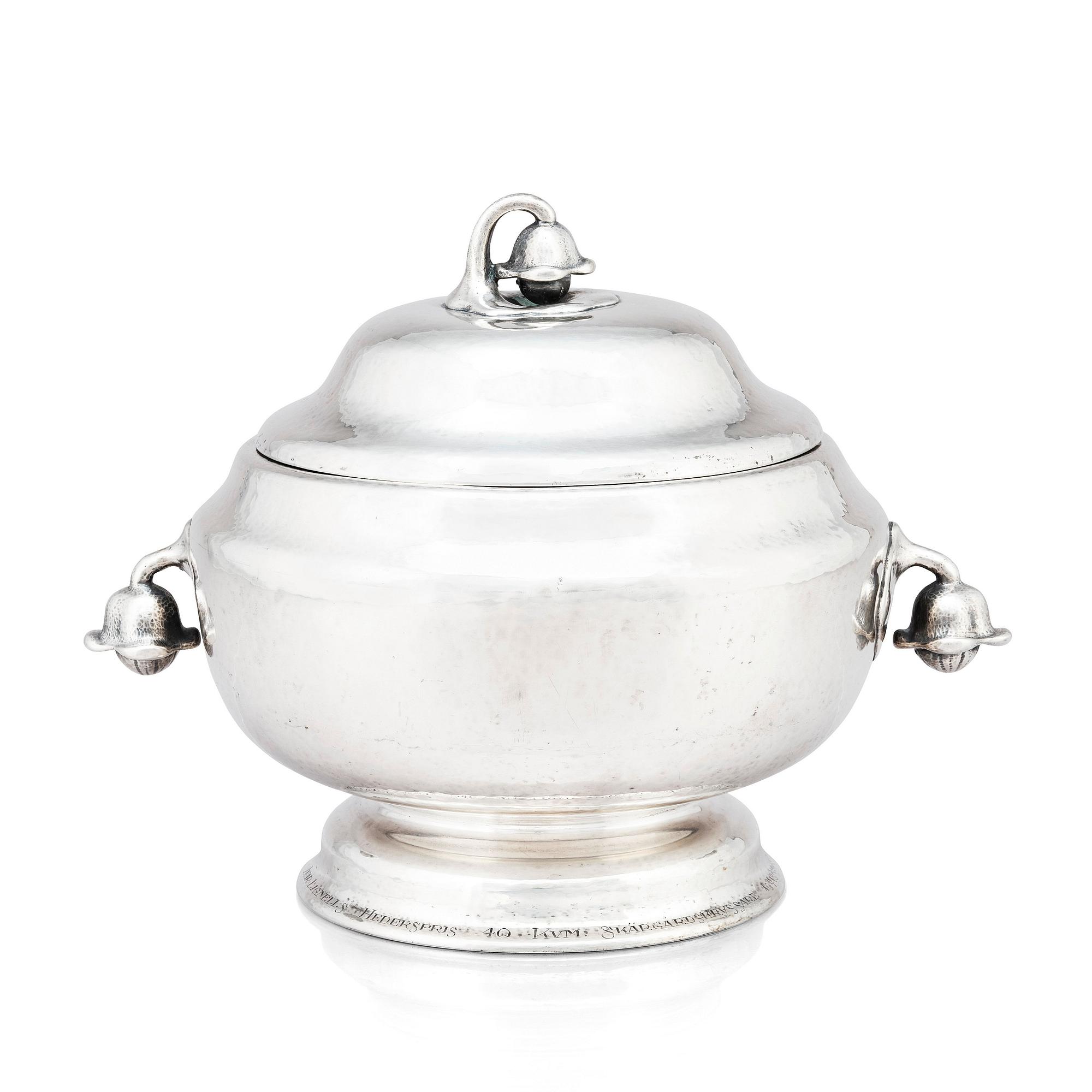 Firma K. Anderson, terrin, Stockholm 1917, silver.