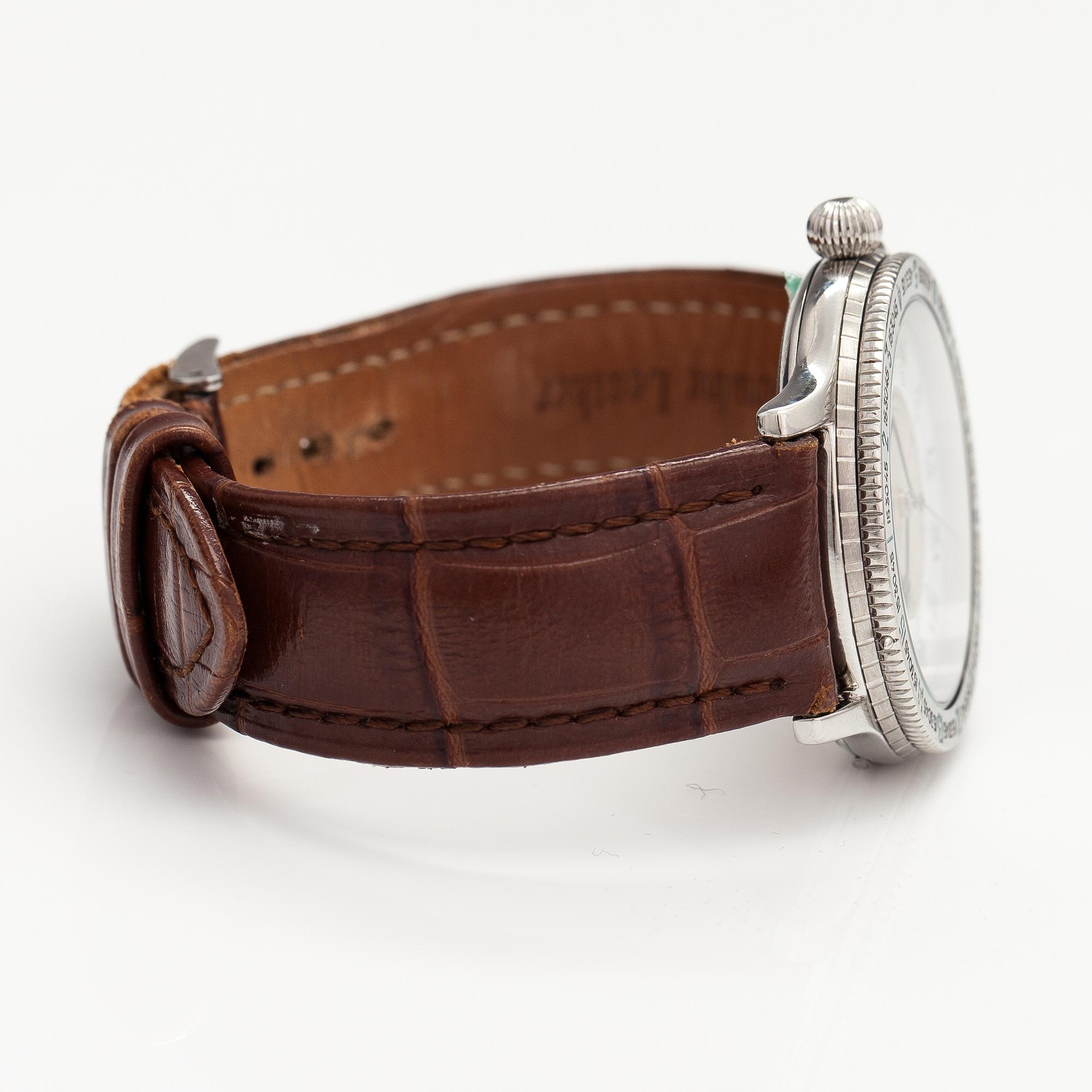 LONGINES, Lindberg hour angle, wristwatch, 38 mm.