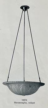 Harald Notini, a ceiling lamp model "10074", Arvid Böhlmarks Lampfabrik, 1920s.