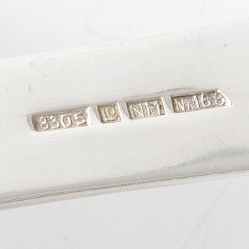 Serveringsbestick, 5 delar, silver, Norge, bl a David Andersen, Oslo, efter 1925.