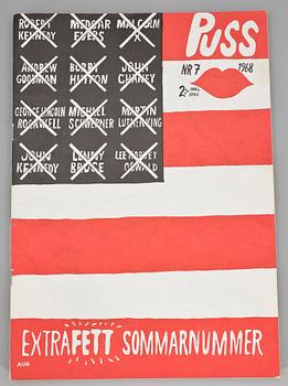 LARS HILLERSBERG, tidningar, 8 st, "Puss".