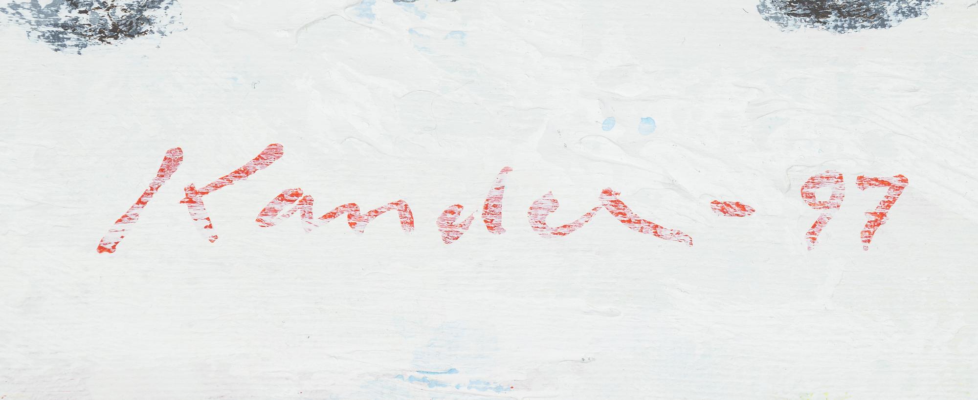 Leif Kander, olja på duk, signerad och daterad -97.