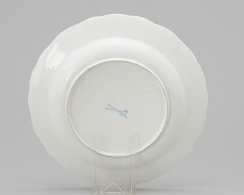 A 19th century Meissen plate.