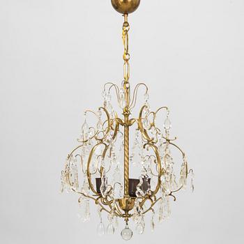 Paavo Tynell, a mid-20th century '1457/3' chandelier for Idman.