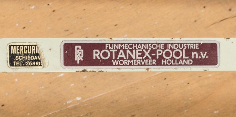 RITBORD med belysning, Rotanex-Pool, v Wormerveer Holland, 1900-talets andra hälft.