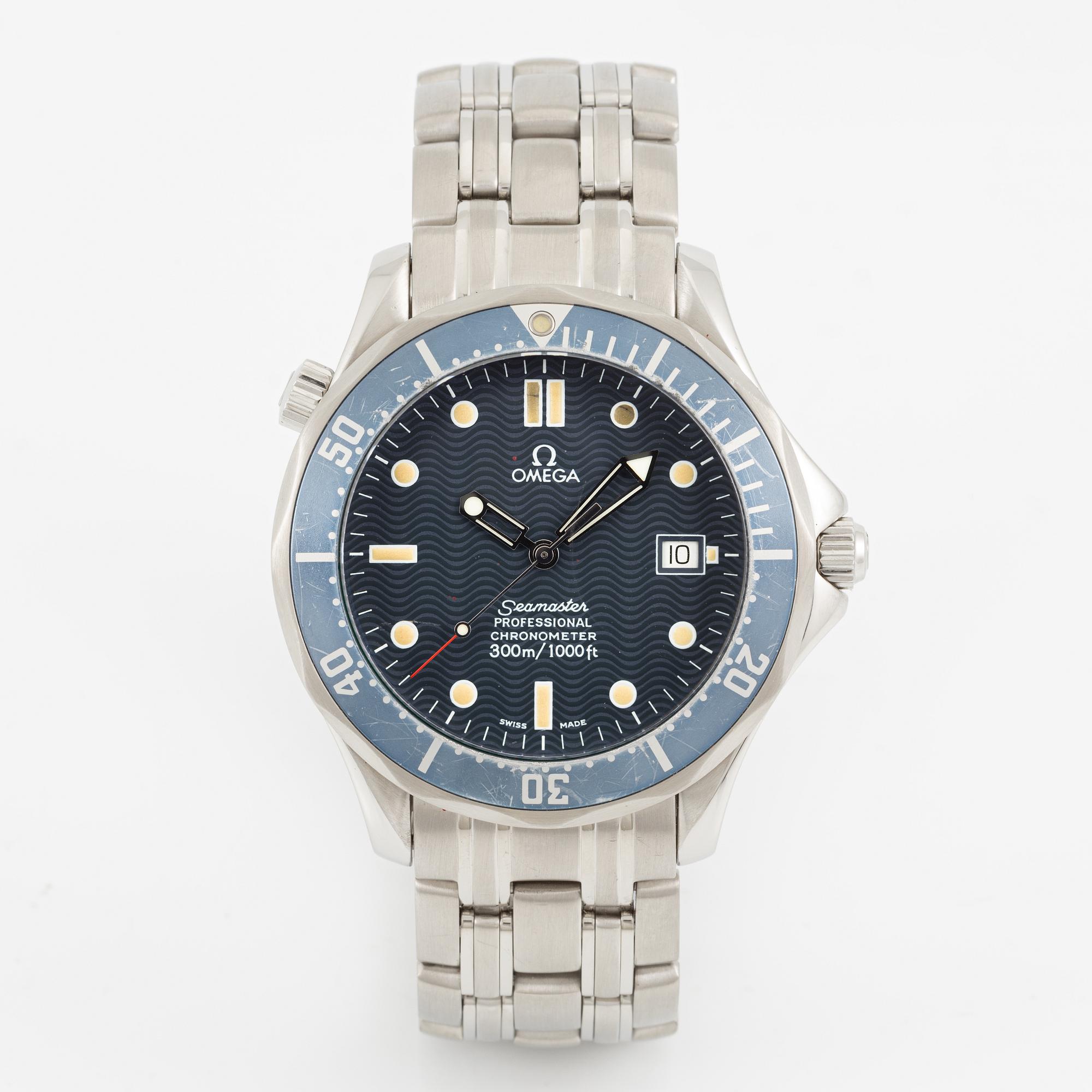 Omega, Seamaster, Professional, wristwatch, 41 mm.