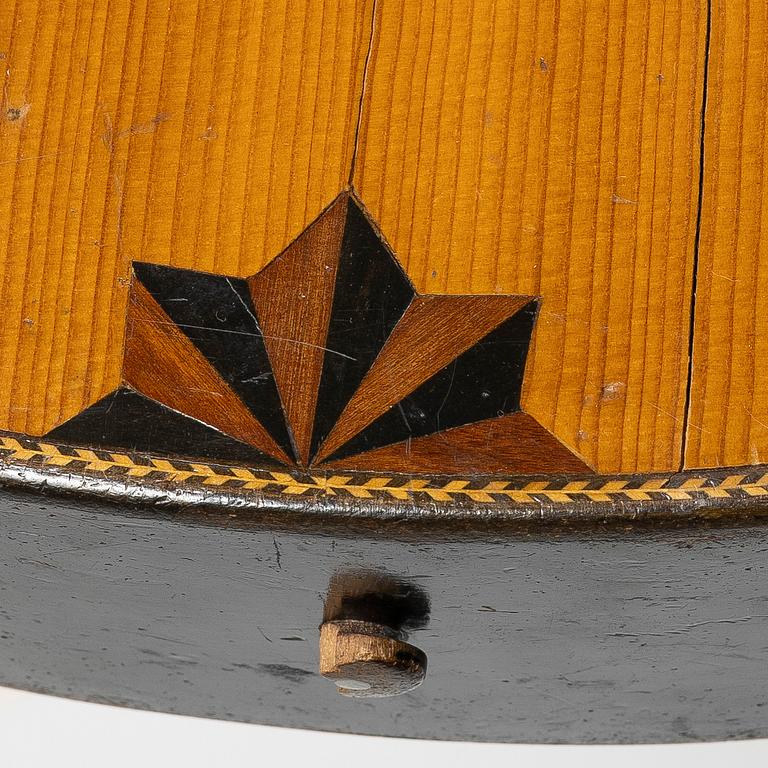 Acoustic guitar, "Wappengitarre", 19th century, Germany.