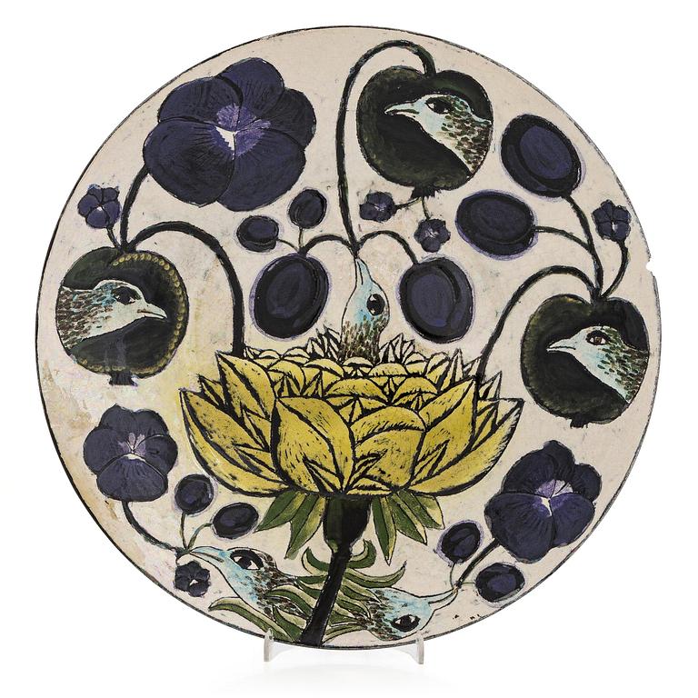 Birger Kaipiainen, Decorative dish, ceramic, signed Kaipiainen.