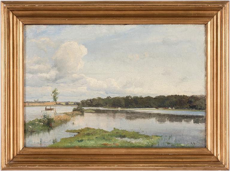 GUSTAF RYDBERG, olja på duk, otydligt monogramsignerad.