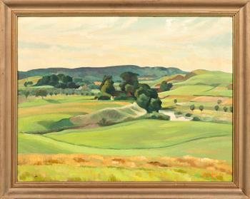 Fritz Kärfve, Fields in Skåne.