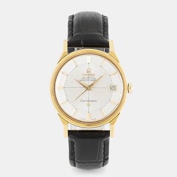 1022. Omega, Constellation, Calendar, "Pie-Pan", ca 1962.