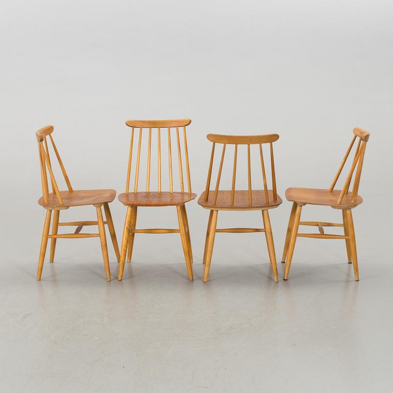 A SET OF 6 "FANETT" BY ILMARI TAPIOVAARA FOR EDSBYN. 1960'S.