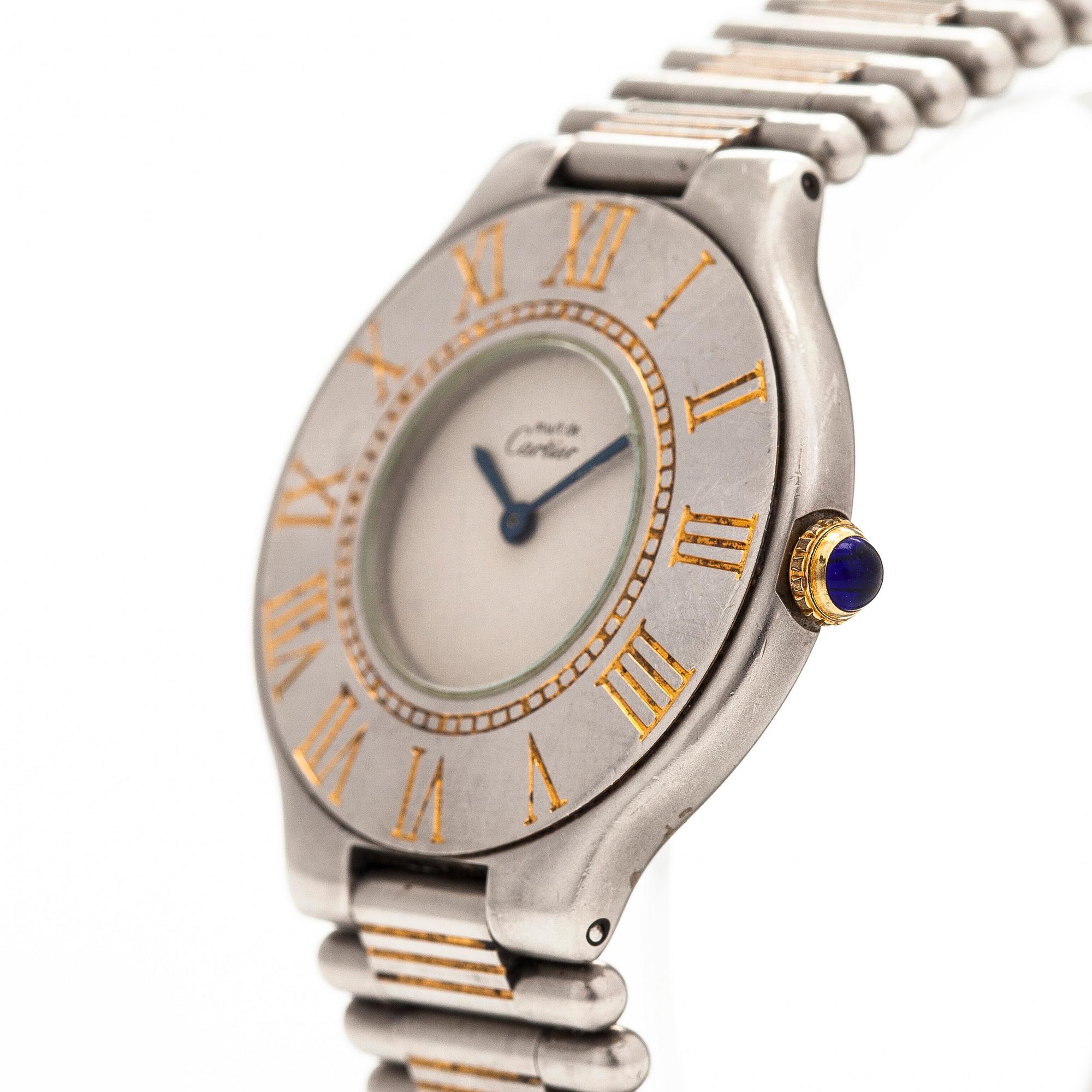 Cartier, Must 21, wristwatch, 31 mm.