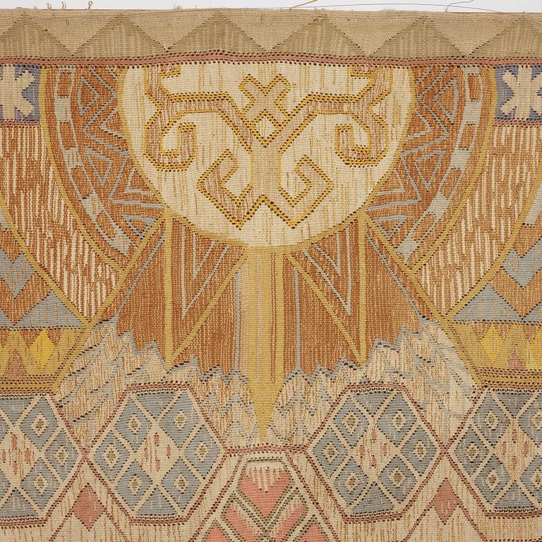 Anna Ankarcrona, A TAPESTRY. Tapestry weave. 251 x 148,5 cm. Signed and dated LICIUM 19. a crowned AA -12 BC. KW. FE.