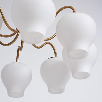 Harald Notini, a ceiling lamp, model '11901', Arvid Böhlmarks Lampfabrik, Sweden, 1950s.