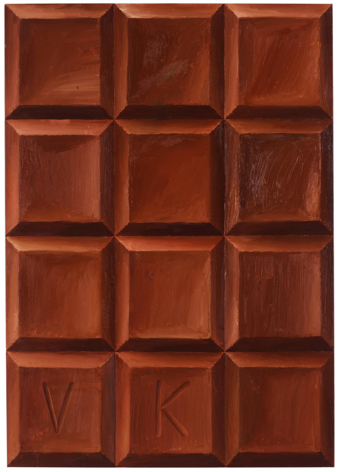 "Chocolate with initials".
