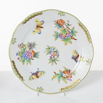 A 68-piece 'Queen Victoria' dinner service, Herend, Hungary.