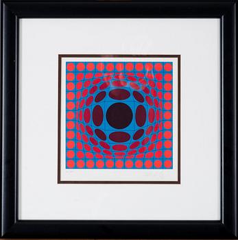 VICTOR VASARELY, serigrafi, signerad och numrerad 144/350.