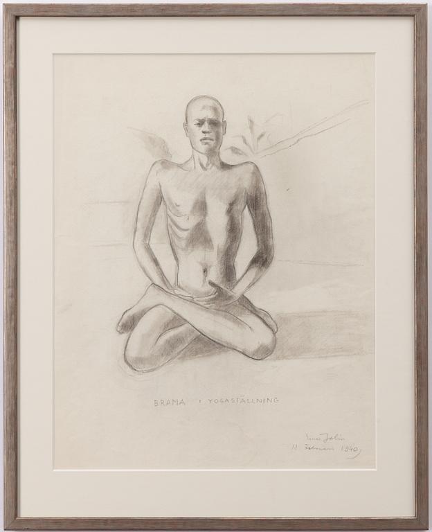 Einar Jolin, "Brama i yogaställning".