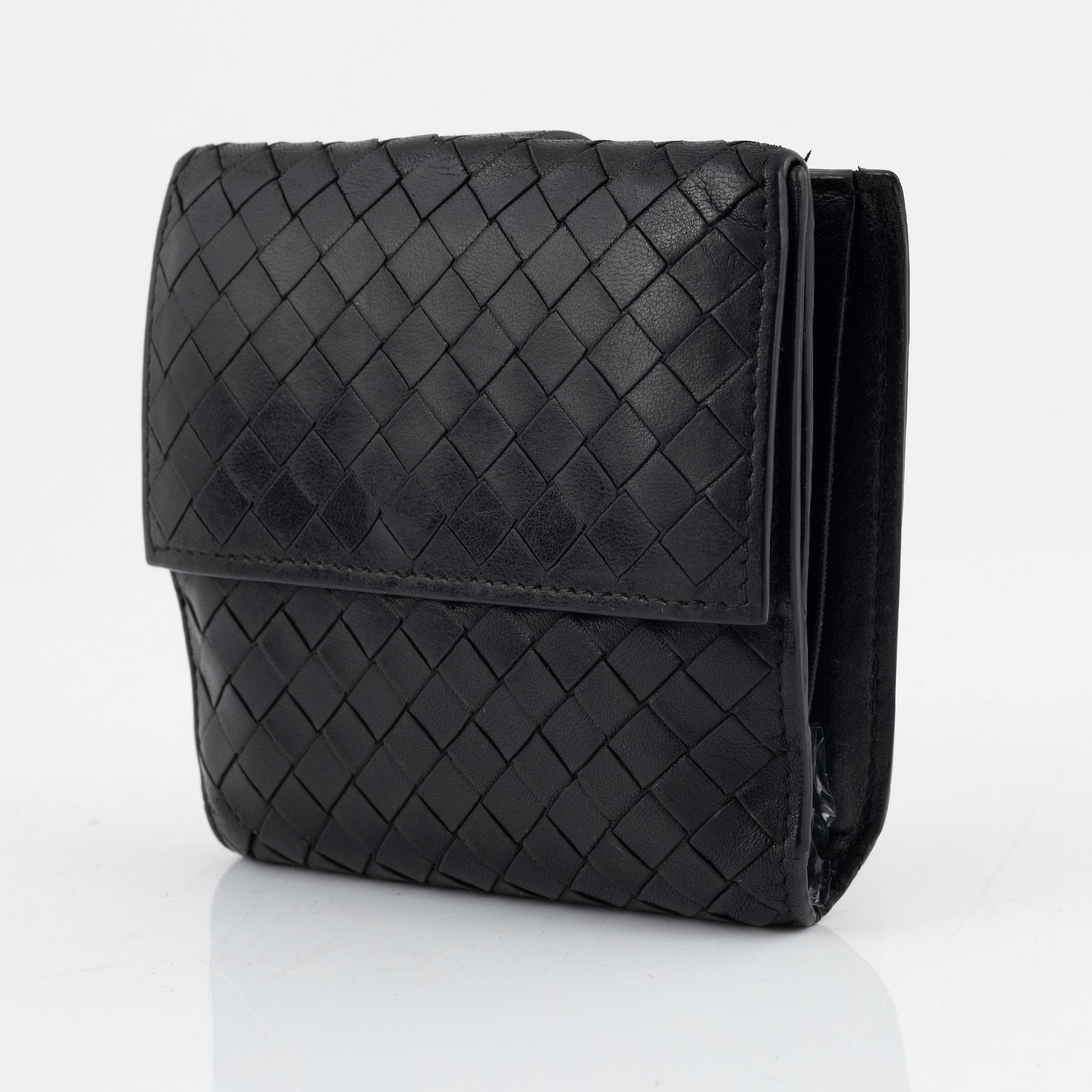 Bottega Veneta, a wallet and bracelet.