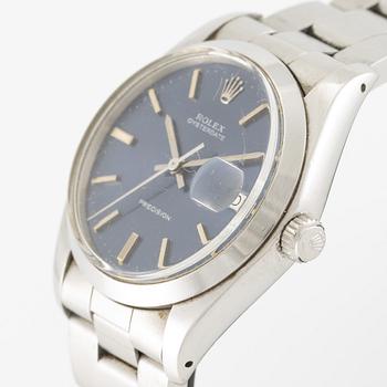 Rolex, Oysterdate, Precision, wristwatch, 34 mm.