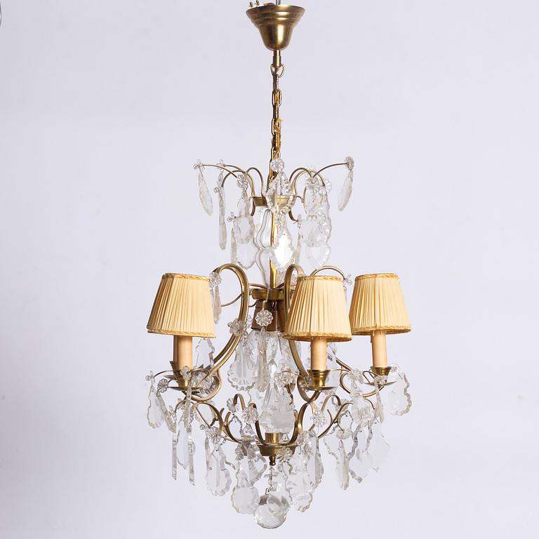 Chandelier, Rococo style, mid-20th century.