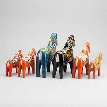 DALAHÄSTAR, 6 st, 1 st 1900-talets första hälft, resten 1900-talets senare.